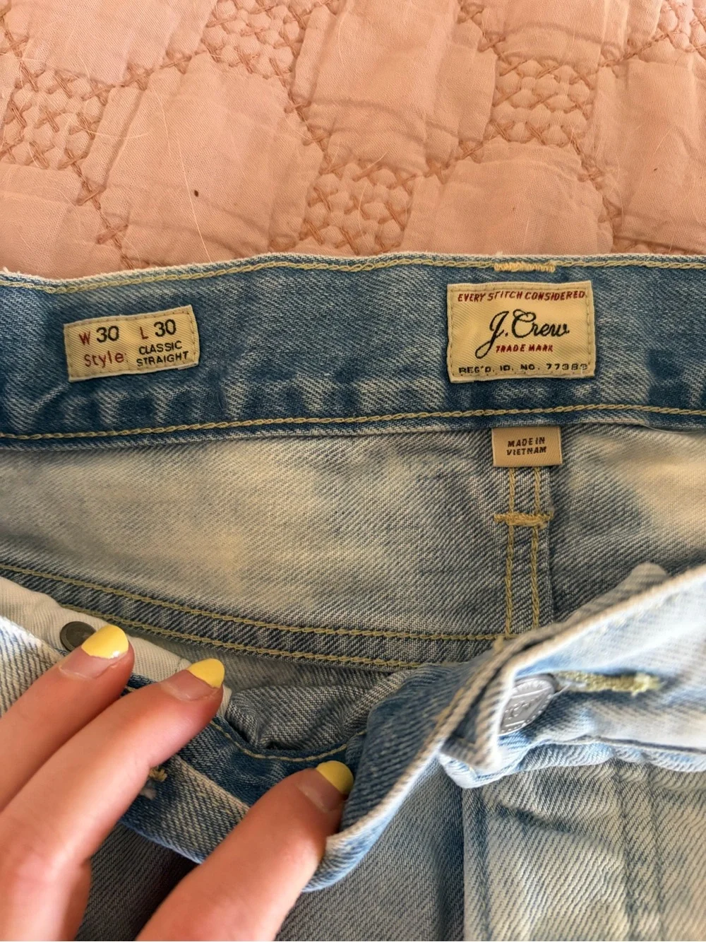 Jcrew Men’s Classic Straight Jeans